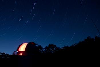 米斯天文台外的夜空